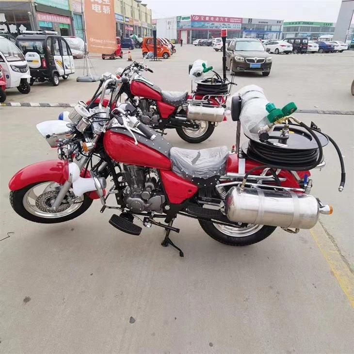 Two-wheeled Fire Motorcycle